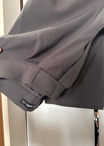 Kadın Gri  Kumaş Pantolon - Görsel 2