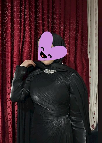 Siyah Abiye Elbise - Görsel 5