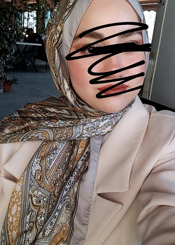 Desenli Kadın Şal - Görsel 2