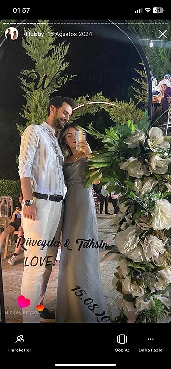 Trendyol & Milla Gri abiye tertemiz