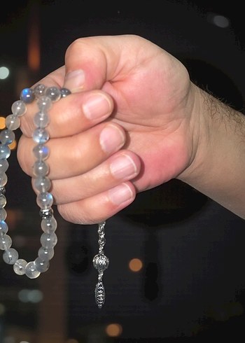 Doğaltaş labradorit tesbih 33 lük - Görsel 2