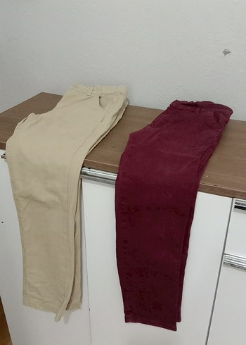 Bordo Krem çocuk Pantolon