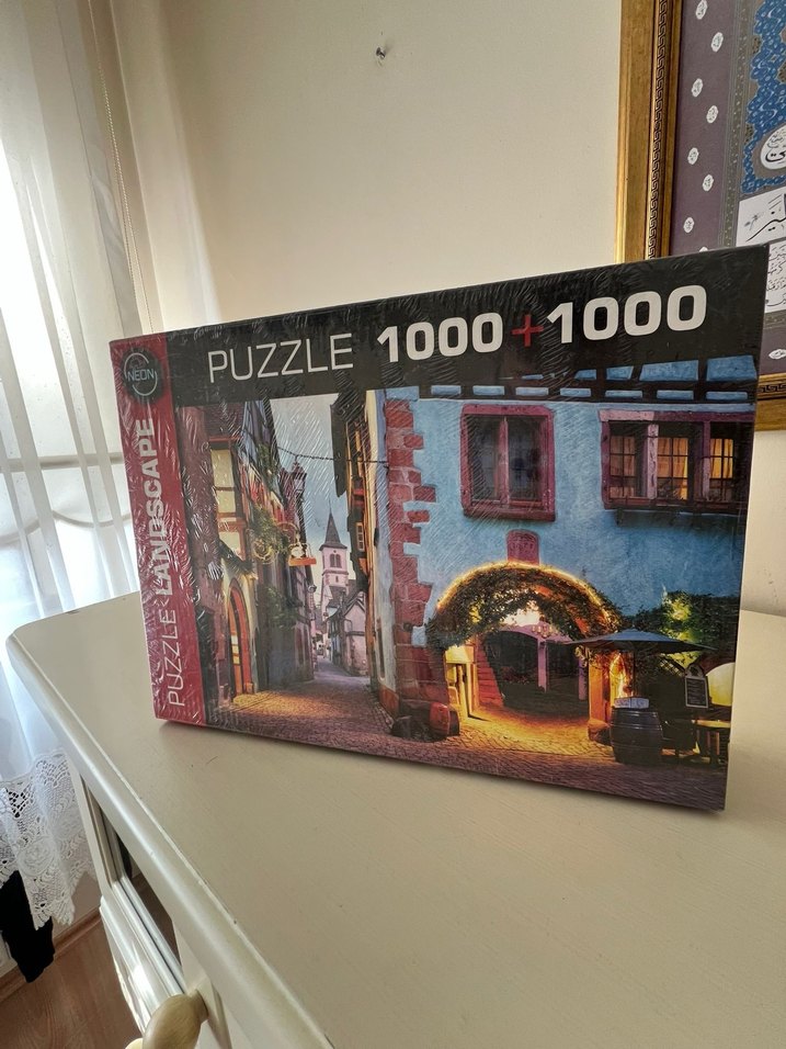Neon 1000 Parça Manzara Puzzle - Görsel 2