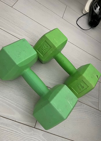 Yeşil 5 KG Dambıl Çift Set - Görsel 2