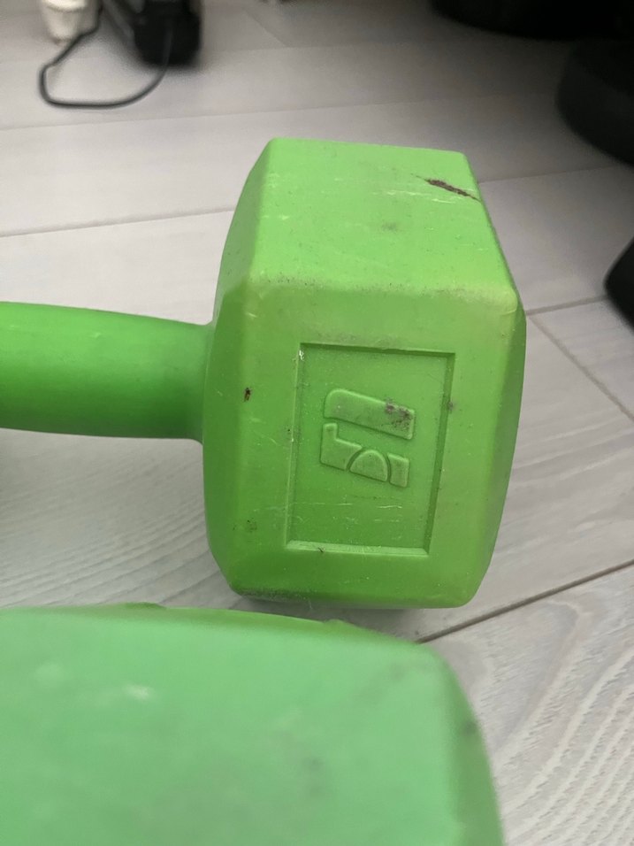 Yeşil 5 KG Dambıl Çift Set - Görsel 3