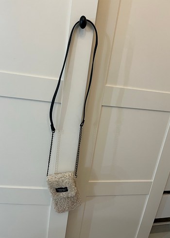 Stradivarius Kadın Bej Peluş Çanta - Görsel 7