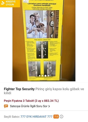 Diğer Kapı kilidi takimi