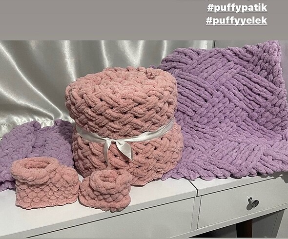 Puffy bebek battaniyesi
