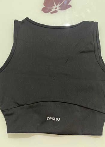 Oysho Siyah Spor Crop Top - Görsel 2