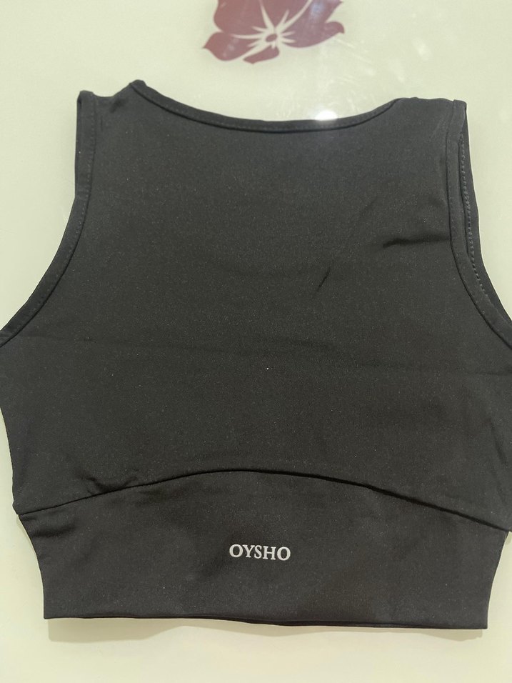 Oysho Siyah Spor Crop Top - Görsel 2
