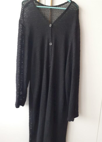 Ajurlu Siyah Hırka - Görsel 2