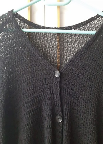 Ajurlu Siyah Hırka - Görsel 4