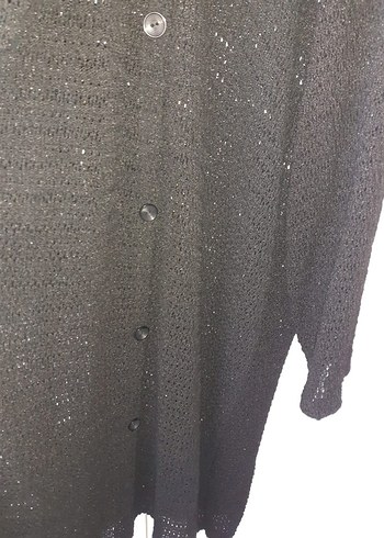 Ajurlu Siyah Hırka - Görsel 8