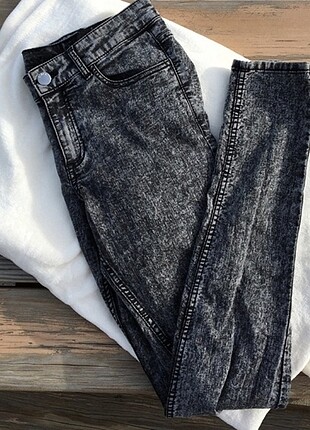 H&M skinny yıkama denim