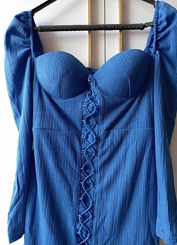 Drapeli Elbise  - Görsel 5