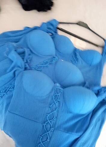 Drapeli Elbise  - Görsel 15