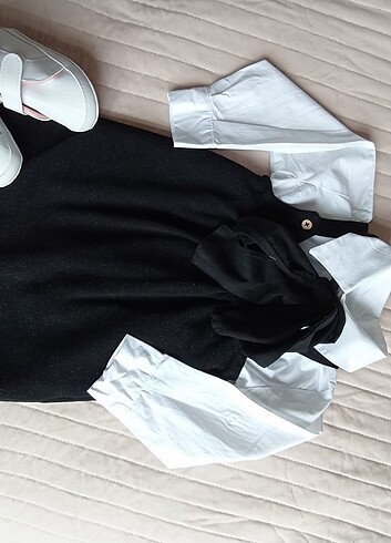 Tasarımcı Kız Bebek Poplin Gömlek