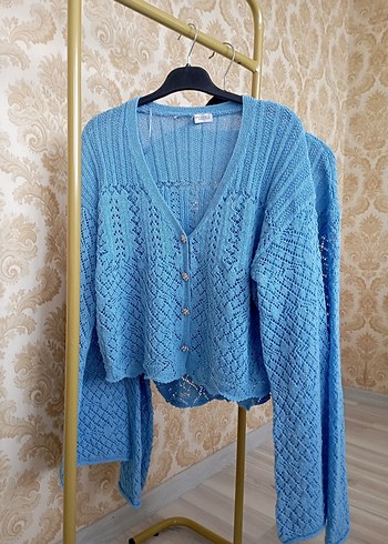 Zara Ajurlu Hırka - Görsel 5