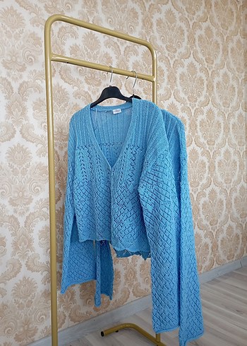 Zara Ajurlu Hırka - Görsel 2