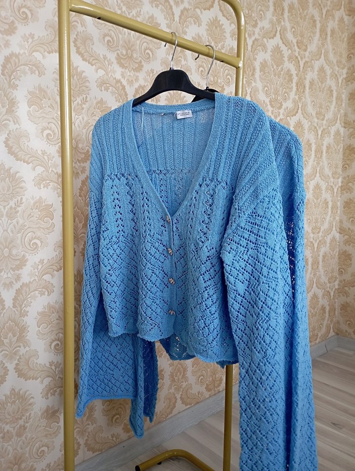 Zara Ajurlu Hırka - Görsel 4