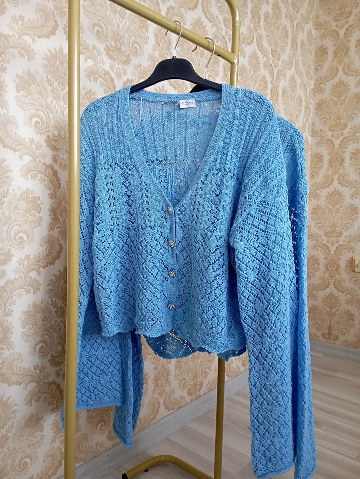 Zara Ajurlu Hırka - Görsel 5