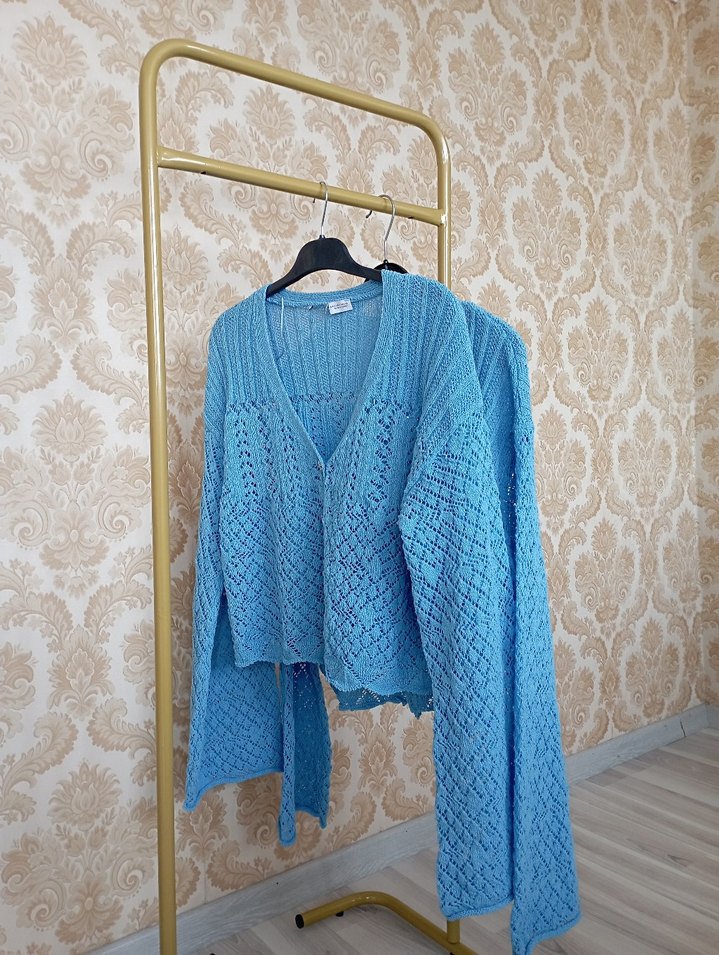 Zara Ajurlu Hırka - Görsel 2