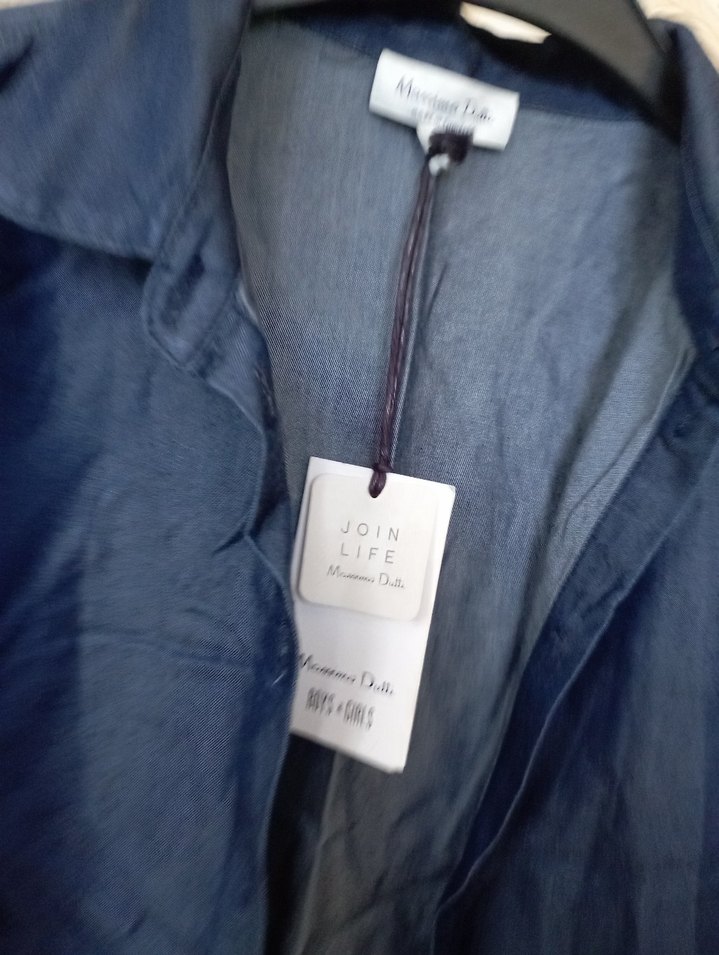 Massimo Dutti Kot Gömlek - Görsel 2