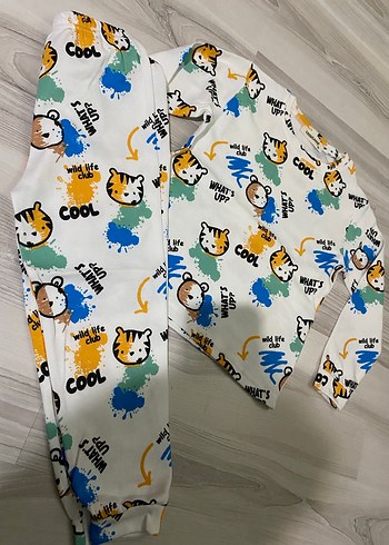 Uzun Kollu Baskılı Bebek Erkek Takımı - Görsel 8