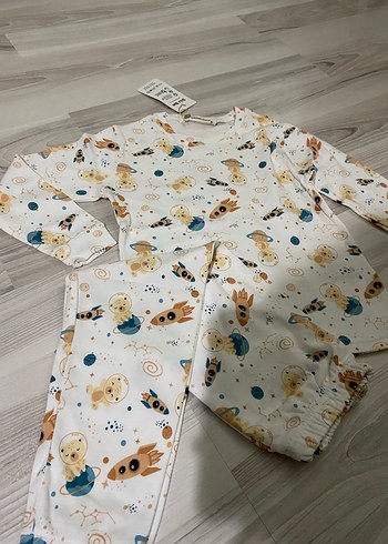 Uzun Kollu Baskılı Bebek Erkek Takımı - Görsel 6