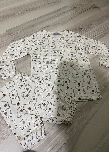 Uzun Kollu Baskılı Bebek Erkek Takımı - Görsel 3