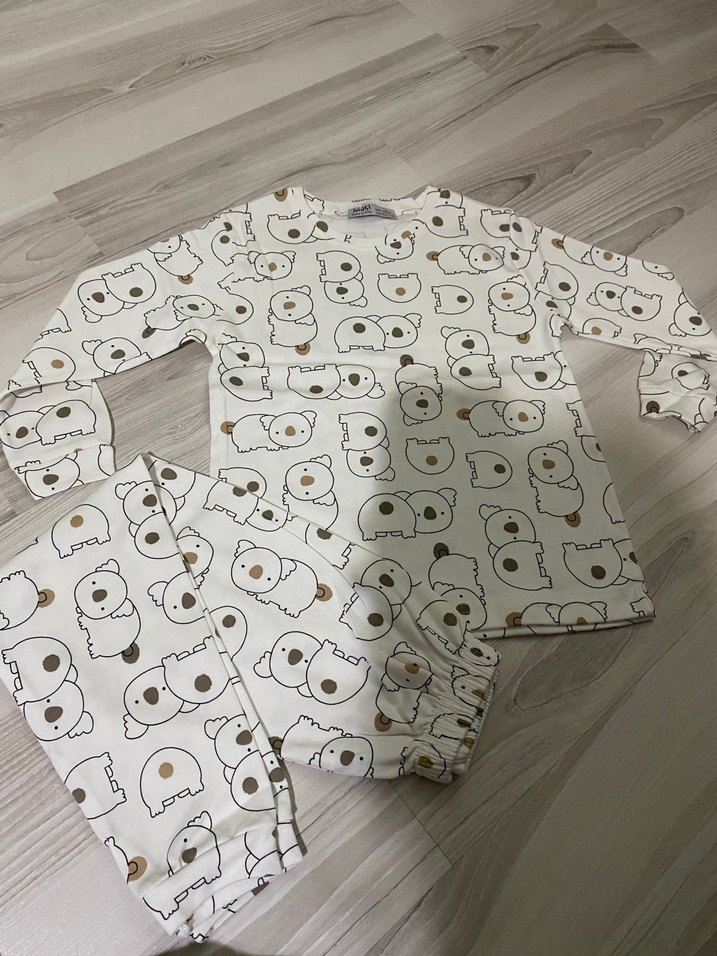 Uzun Kollu Baskılı Bebek Erkek Takımı - Görsel 3