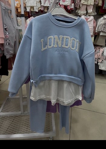 Pembe GAP Kız Sweatshirt Takımı - Görsel 4