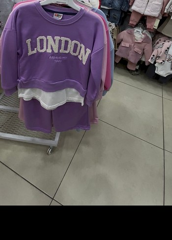 Pembe GAP Kız Sweatshirt Takımı - Görsel 3