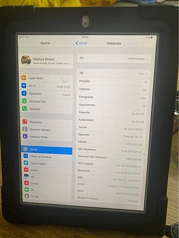 Apple iPad nesil 4