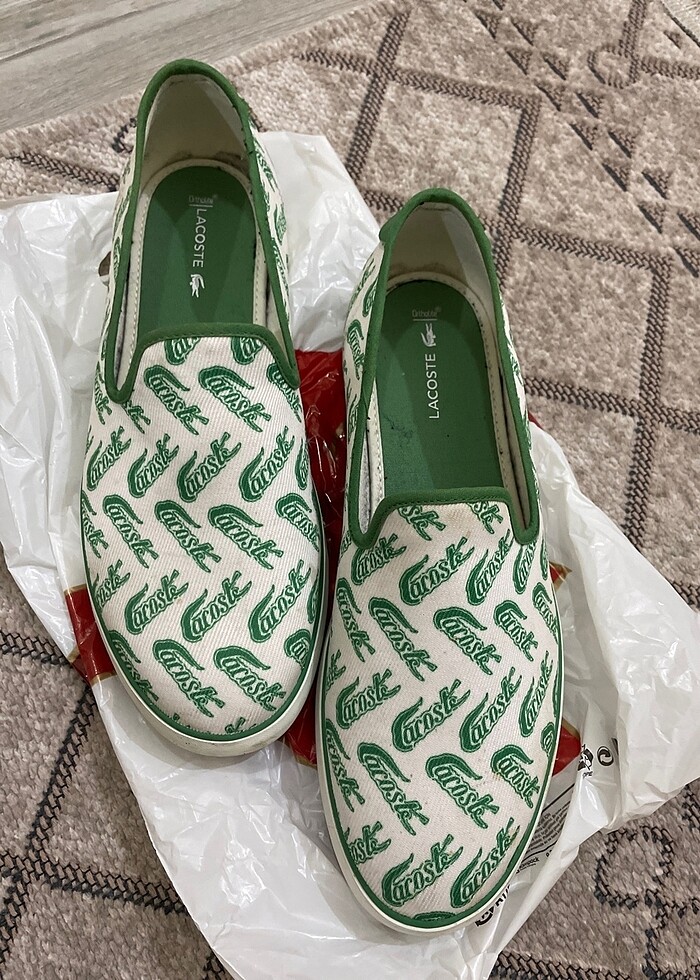 Orjinal lacoste erkek ayakkabı - Görsel 4