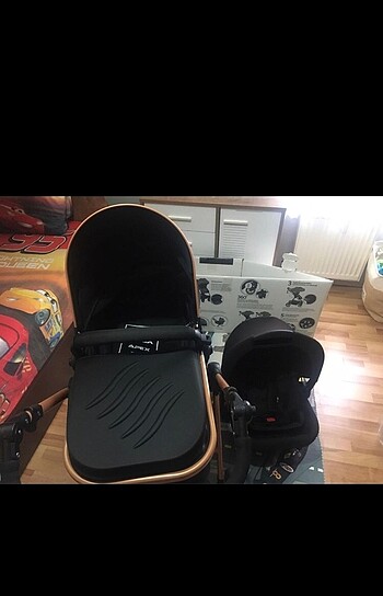 9- 18 kg Beden siyah Renk Travel Sistem Bebek Arabası