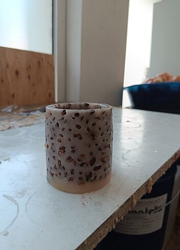 Kahve çekirdekli dekor mum