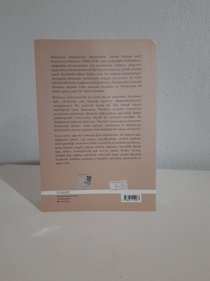 Francesco Petrarca - Canzoniere - Görsel 3