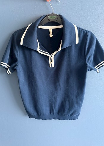 Yargıcı ince triko polo yaka bluz - Görsel 6