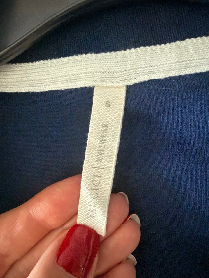 Yargıcı ince triko polo yaka bluz - Görsel 3