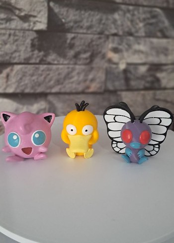 Renkli Pokémon Figürleri Seti