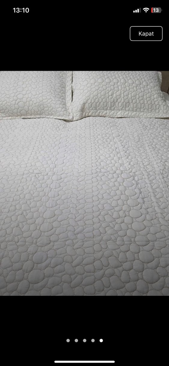 Özdilek Beyaz Düz Desenli Yatak Örtüsü - Görsel 5
