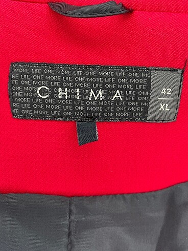 xl Beden kırmızı Renk Chima Blazer %70 İndirimli.