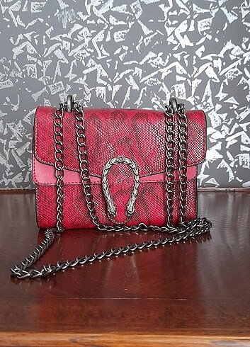 Gucci repik Çanta suni deri. - Görsel 5