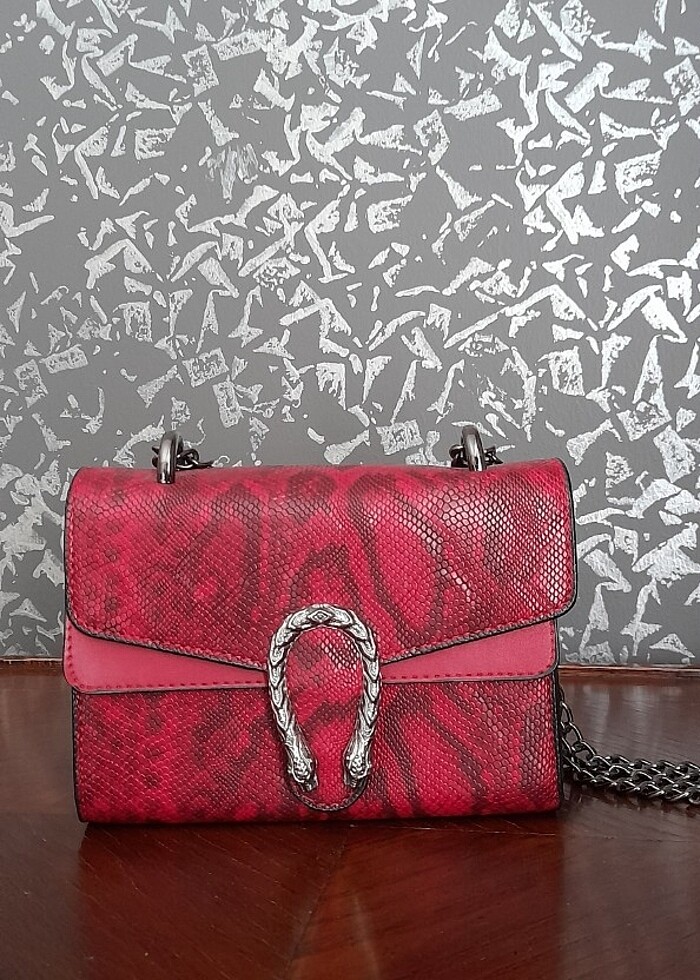 Gucci repik Çanta suni deri. - Görsel 2