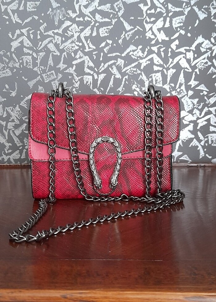 Gucci repik Çanta suni deri. - Görsel 5