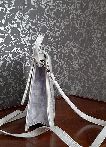 ELLE marka beyaz Çanta suni deri - Görsel 6