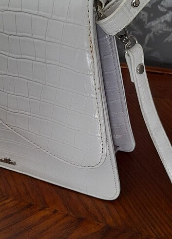 ELLE marka beyaz Çanta suni deri - Görsel 9
