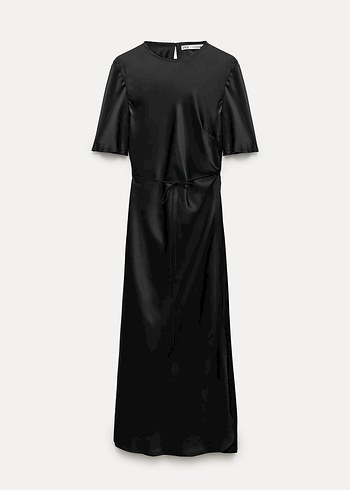 ZW COLLECTION KRUVAZE SATEN ELBİSE - Görsel 4