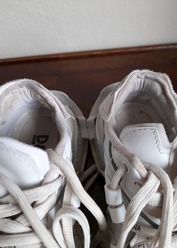 Dolce & Gabbana Beyaz Bağcıklı Kadın Spor Ayakkabı - Görsel 8